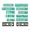 Budget ✔️ New York City Street Sign Cutouts - 12 Pc. 👏 -Deals Decorations Store new york city street sign cutouts 12 pc 13829781