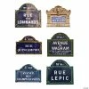 Budget 👏 Paris Street Sign Cutouts - 6 Pc. 🧨 -Deals Decorations Store paris street sign cutouts 6 pc 13960116