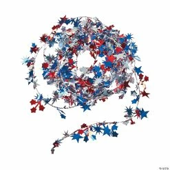 Budget ⌛ Patriotic Wire Star Garland 🎉