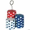 Outlet 👍 Poker Chips Photo & Balloon Holder 🤩 -Deals Decorations Store poker chips photo and balloon holder13902478