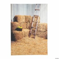 Brand new 🔔 Premium Hay Bales Scene Backdrop ❤️