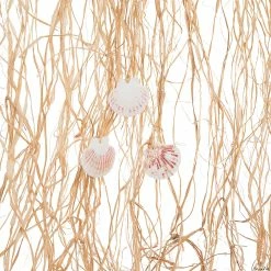 Best Sale 🥰 Raffia with Shells Curtain Backdrop 😍 -Deals Decorations Store raffia with shells curtain backdrop13947740 a01