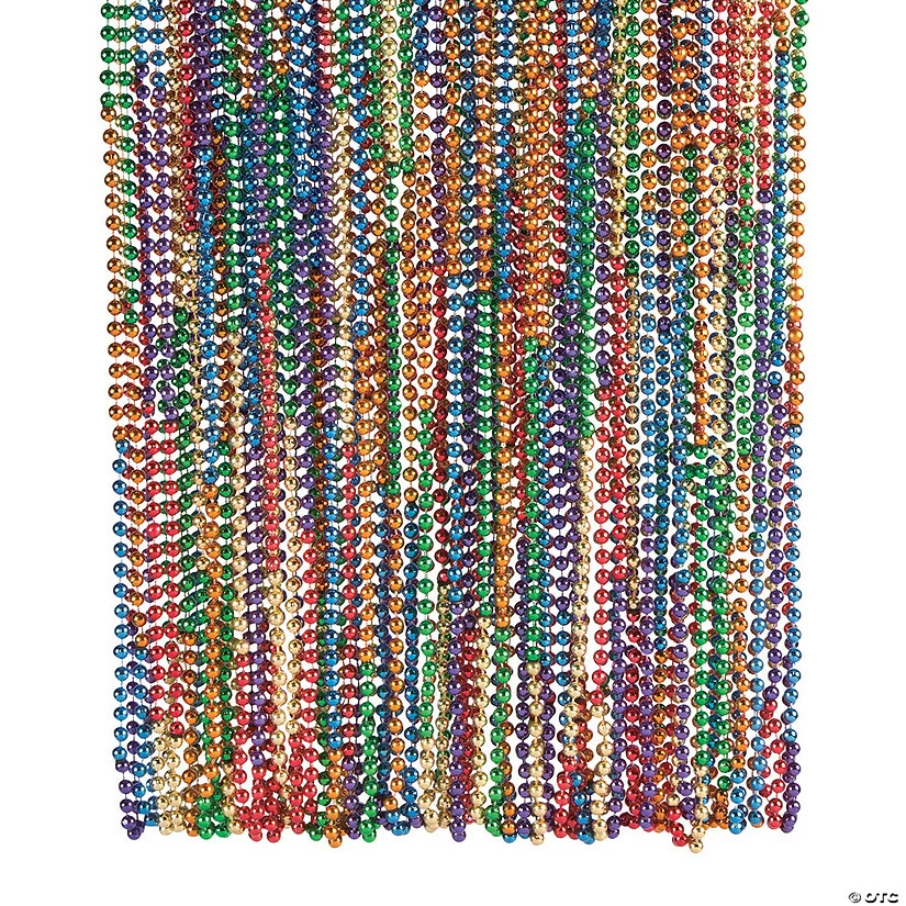 Deals ๐งจ Rainbow Mardi Gras Bead Necklaces - 48 Pc. ๐ 3 Deals ๐งจ Rainbow Mardi Gras Bead Necklaces - 48 Pc. ๐