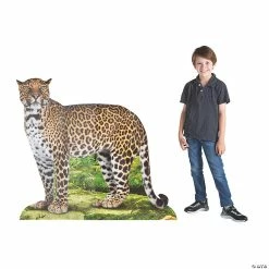 Best Sale 😉 Rainforest Leopard Cardboard Stand-Up 😀