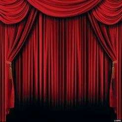 Best Sale 🎉 Red Curtain Backdrop - 2 Pc. 🥰