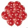 Best Pirce 😍 Stars 11" Latex Balloons – 24 Pc. 🧨 -Deals Decorations Store red with white stars 11 latex balloons 24 pc 14104390