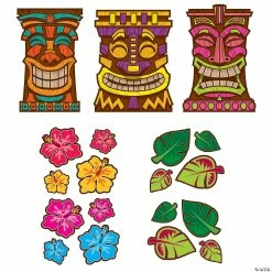 Best Pirce ✔️ Retro Tiki Cutouts - 19 Pc. 💯