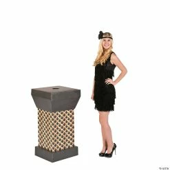 Best deal 👏 Roaring 20s Printed Pedestal Cardboard Stand-Up 🤩