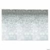 Hot Sale ⌛ Sparkling Silver Vinyl Backdrop - 3 Pc. ⌛ -Deals Decorations Store sparkling silver vinyl backdrop 3 pc 13676372