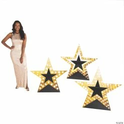 Best Pirce 🌟 Starry Night Star Cardboard Stand-Ups - 3 Pc. 🌟