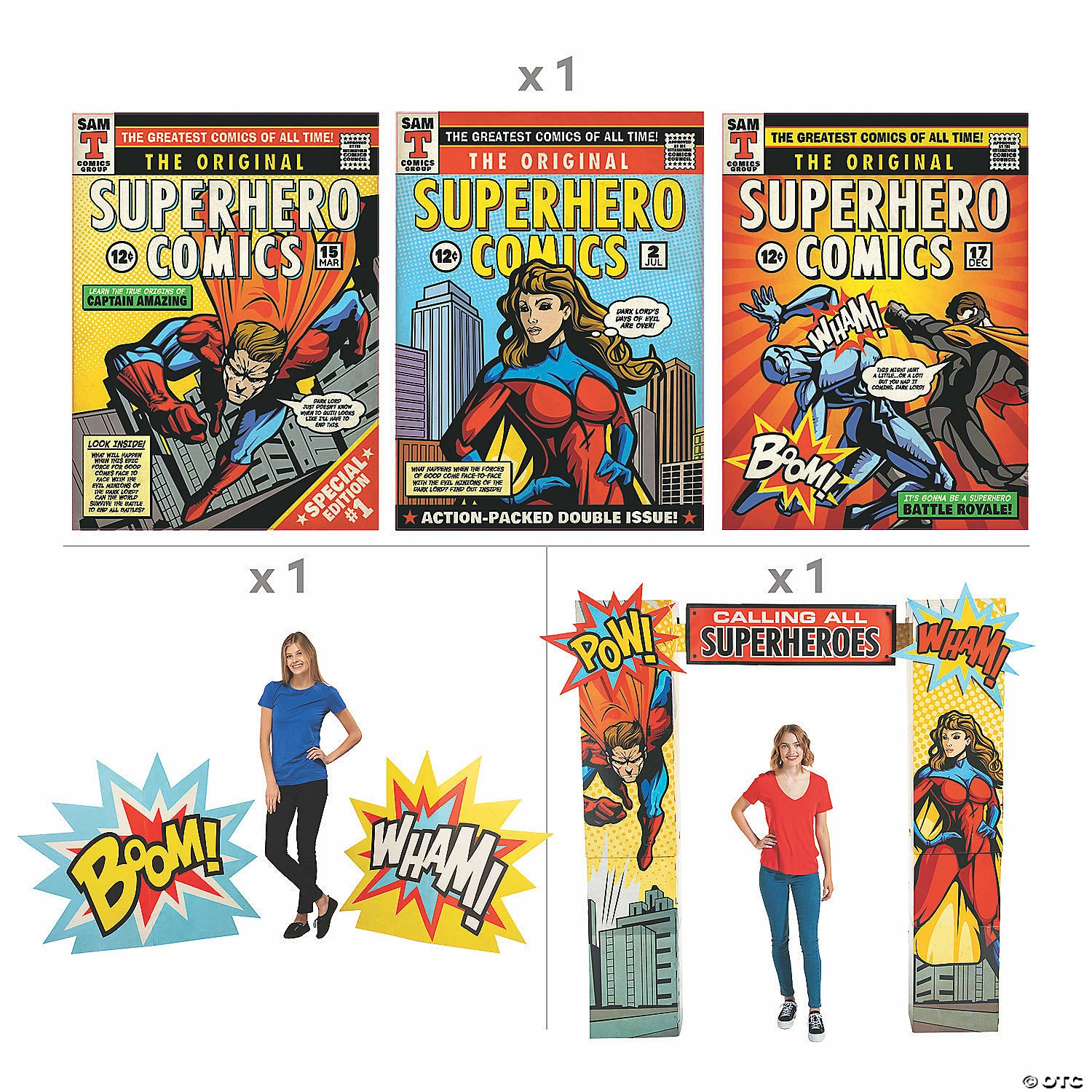 Cheap π Superhero Decorating Kit - 8 Pc. π 4 Cheap π Superhero Decorating Kit - 8 Pc. π - Image 2