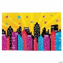 Best reviews of 😉 Superhero Girl Backdrop - 3 Pc. 💯