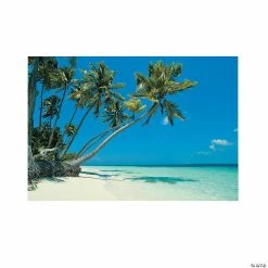 Brand new 👍 Tropical Beach Backdrop - 3 Pc. 🧨