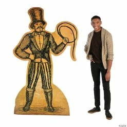 Deals ๐ Vintage Circus Performer Cardboard Stand-Up ๐