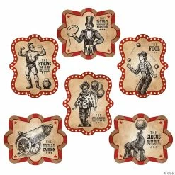 Cheapest 🔥 Vintage Circus Poster Wall Cutouts - 6 Pc. 🔥
