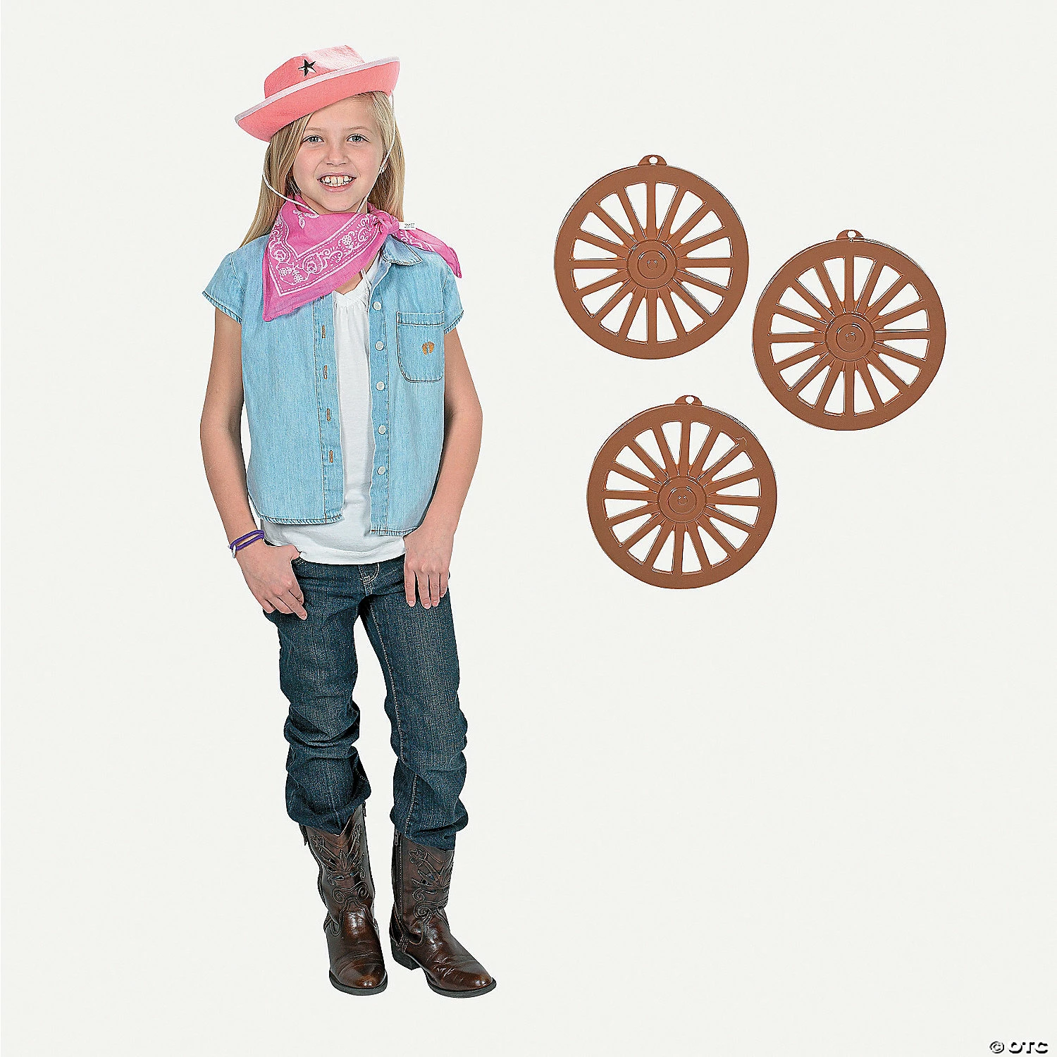 Promo ✔️ Wagon Wheel Wall Decorations - 12 Pc. 🔔 4 Promo ✔️ Wagon Wheel Wall Decorations - 12 Pc. 🔔 - Image 2