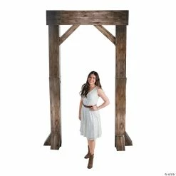 Buy ๐ฅฐ Western Ranch Faux Wood Arch ๐ฅฐ