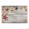 Outlet 👍 Western Star Barnwood Plastic Backdrop - 3 Pc. 🌟 -Deals Decorations Store western star barnwood plastic backdrop 3 pc 13780253