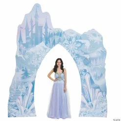 Best Sale 🎁 Winter Sparkle Castle Archway Cardboard Stand-Up 🔥